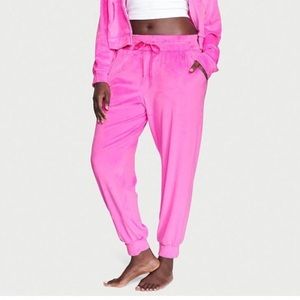 VICTORIA'S SECRET  Pink Velour Jogger XS